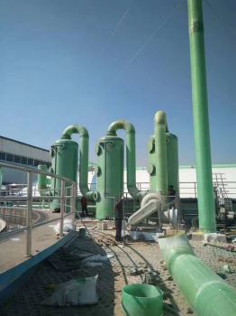 玻璃钢净化吸收塔对不同气体的处理方法